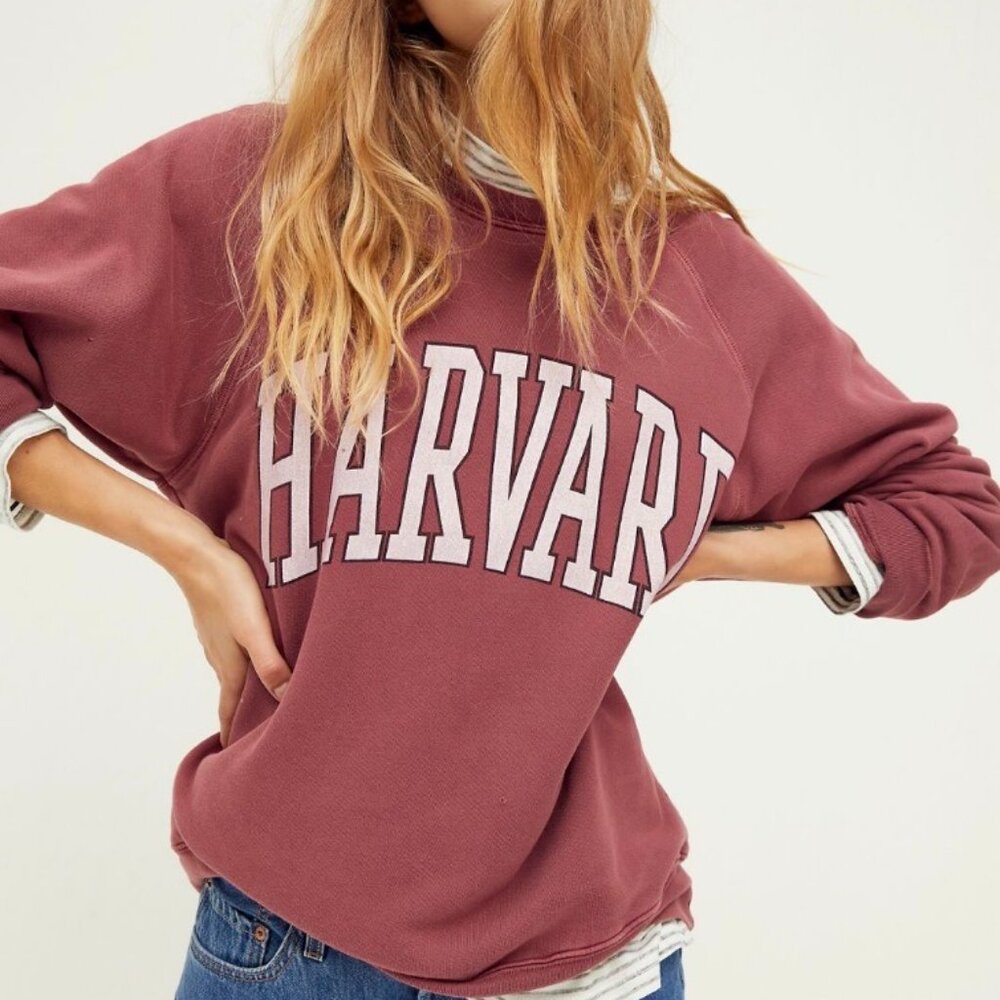 Free People, Prep Sweatshirt, Size Large